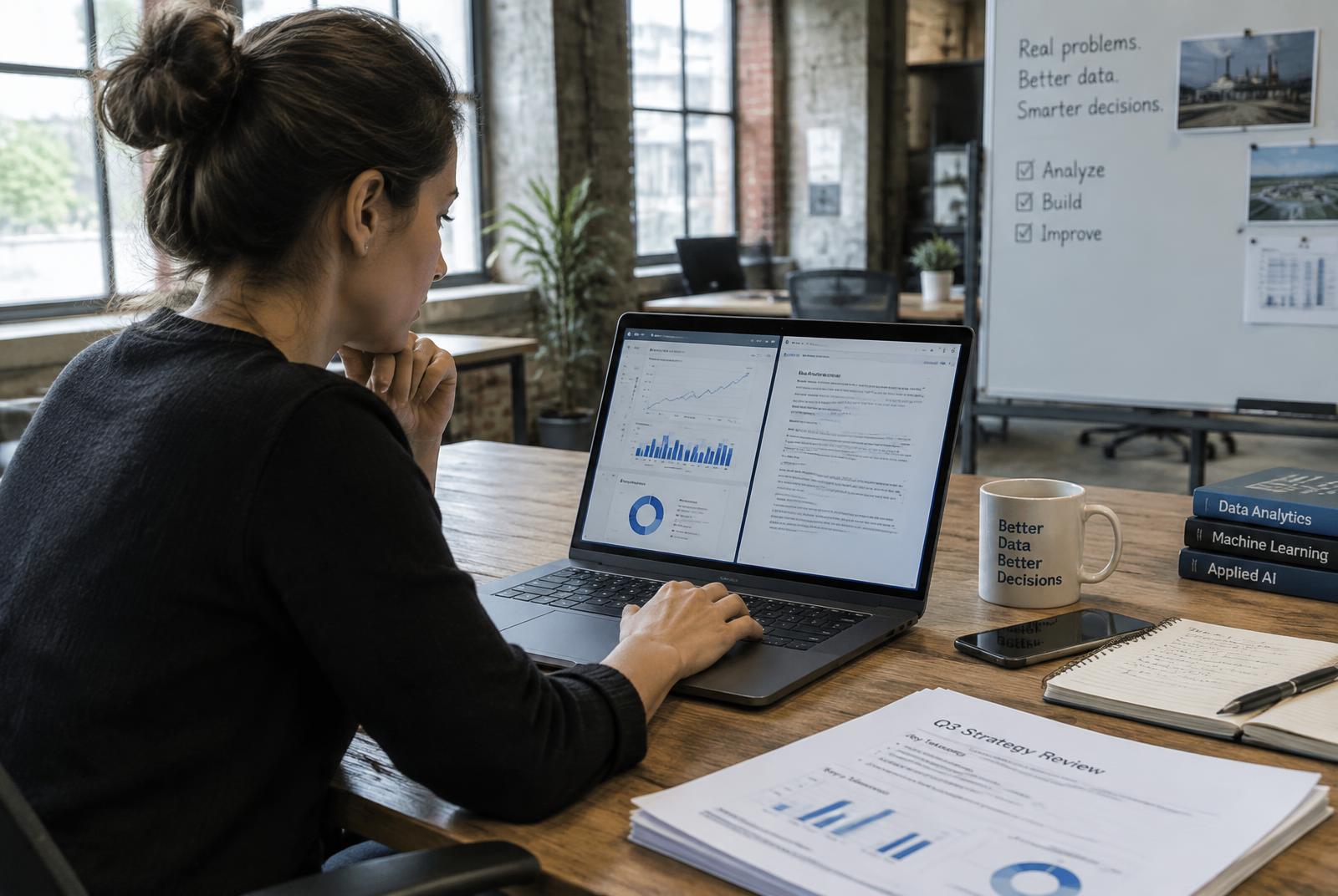 Professional applying artificial intelligence to real work